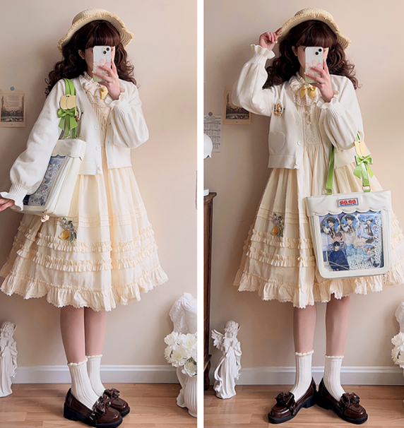 DRDR~Sweet Lolita Large Volume Tote Bag Ita Bag   