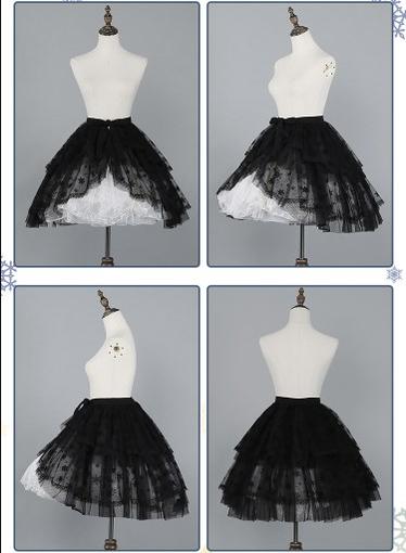 Star Box Design~Night of Stars and Snow~Multi-Layered Lolita Dress Veil   