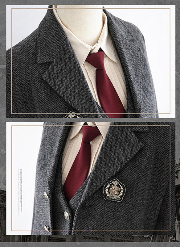 CastleToo~London Street~Academic Style SK and Suspenders Uniform   
