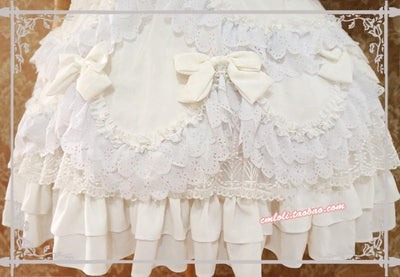 Strawberry Witch~Flower Wedding Lolita Pure White Romantic Full Set   