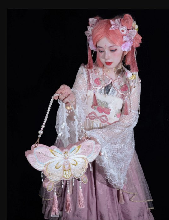 LovelyLota~Butterfly~Chinese Qi Lolita Butterfly Bag   