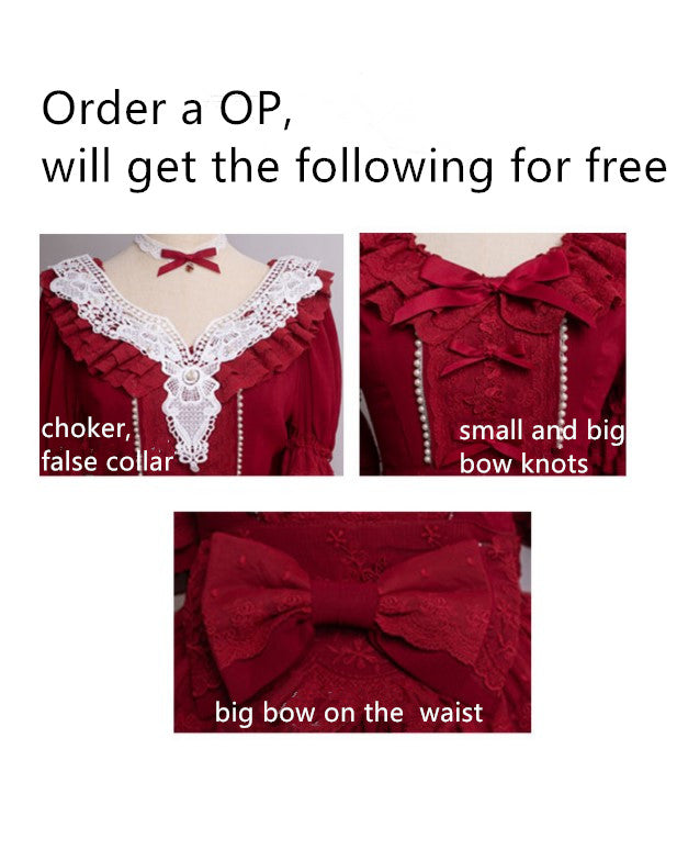 Dawn and Morning - The Dawn Song - Plus Size Elegant Lolita OP Dress 5932:1397