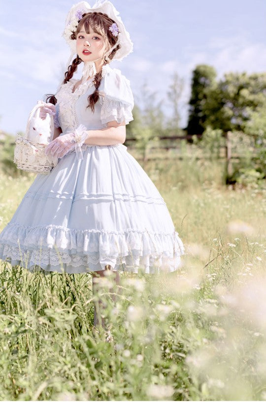 (BuyForMe) Dawn and Morning~The Dawn Song~Plus Size Lolita OP Dress