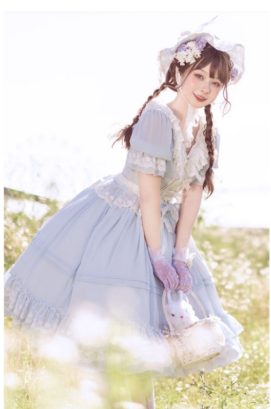 (BuyForMe) Dawn and Morning~The Dawn Song~Plus Size Lolita OP Dress