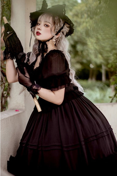 (BuyForMe) Dawn and Morning~The Dawn Song~Multicolors Plus Size Lolita OP Dress   