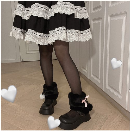 Roji roji~ Sweet Lolita Leg Warmer   