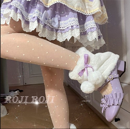 Roji roji~ Sweet Lolita Leg Warmer   