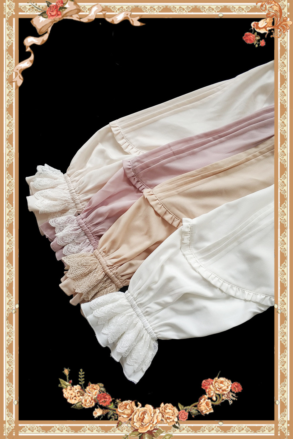 Infanta - Rabbit Ear Tie - Long Bishop Sleeves Lolita Blouse
