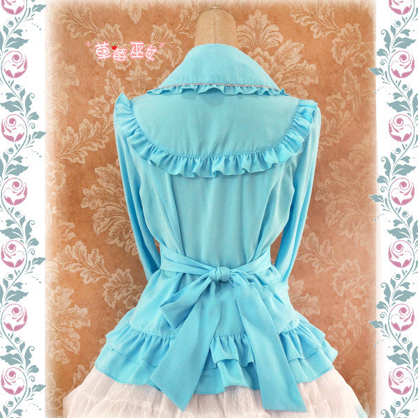 Strawberry Witch~Isabella~Corset Lacing Lolita Blouse   