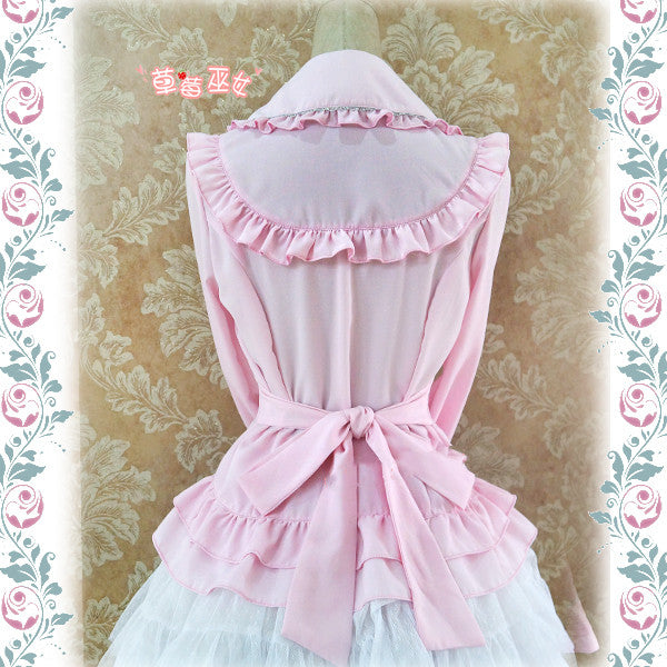 Strawberry Witch~Isabella~Corset Lacing Lolita Blouse   