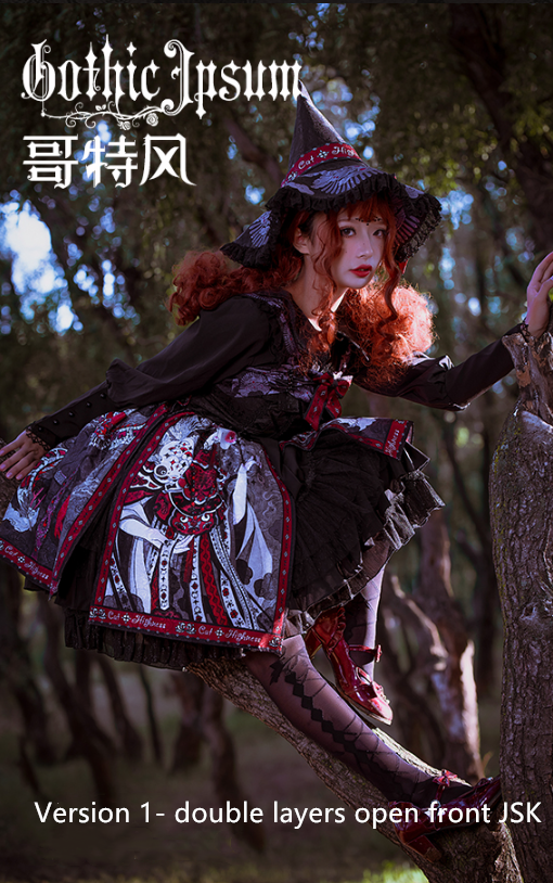 (Buyforme) Cat Highness~Beauty of Witch~Gothic Lolita OP JSK   