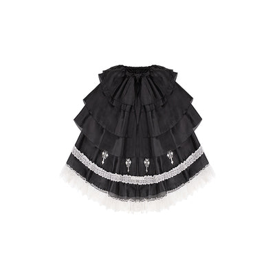 With PUJI~Prayer of the Dead~Gothic Nun Lolita OP Dress S overskirt only 