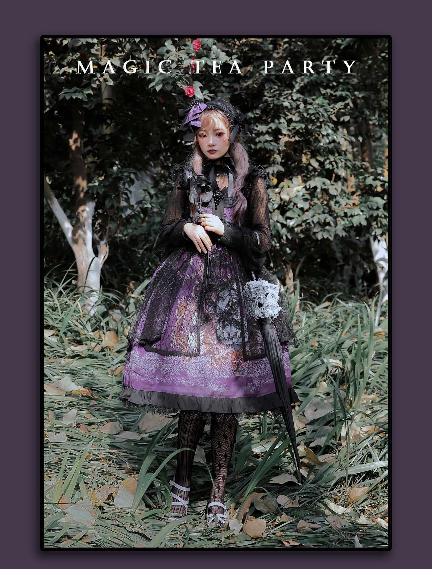 Magic Tea Party~Wine Fair~Classic Lolita JSK Version 2 S JSK Version 2-purple color 