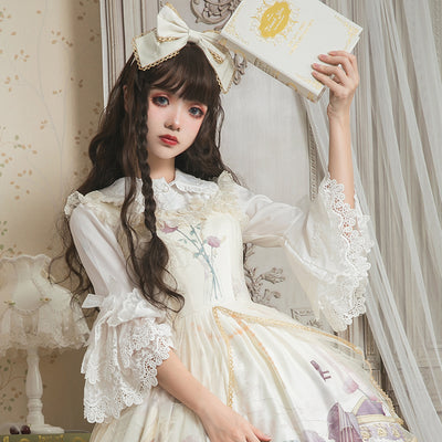 (Buy for me) Sweet Princess Sleeves Lolita Blouse   