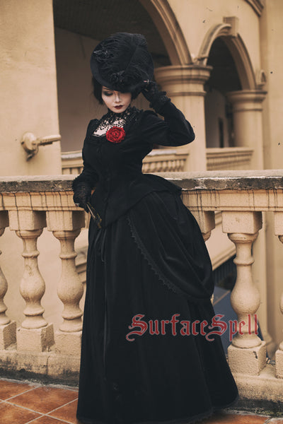 Surface Spell~Twilight Manor~Gothic Lolita Jacket Winter Suit   