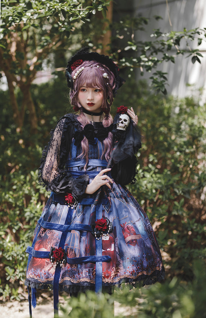 Infanta~Midnight Magic~Gothic Lolita JSK Dress   