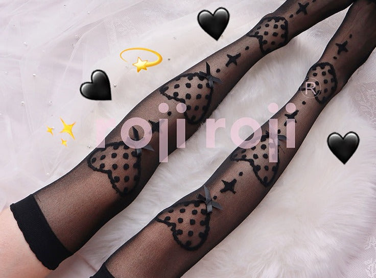 Roji roji - Super Thin Summer Lolita Knee Socks