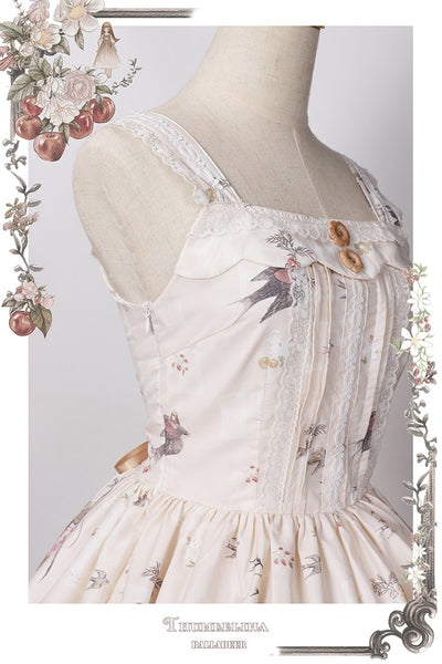 Balladeer~Petal Collar Country Style Lolita JSK Dress   
