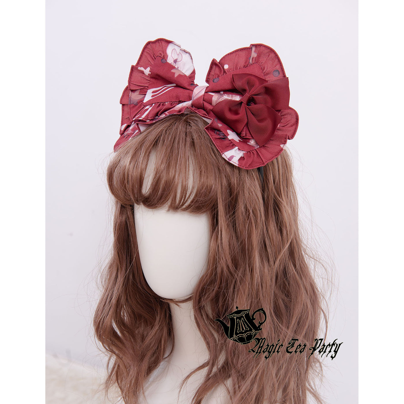 Magic Tea Party~Chocolate Rabbit Lolita Headdress red hairpin  