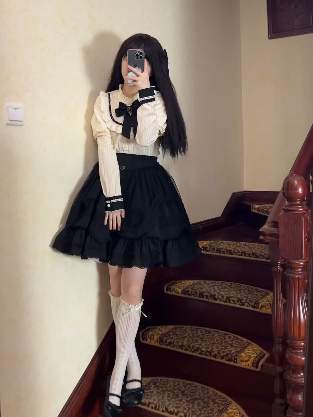 (Buy For Me) Uncle Wall Original~Rich Girl~Elegant Lolita Blouse and Skirt   