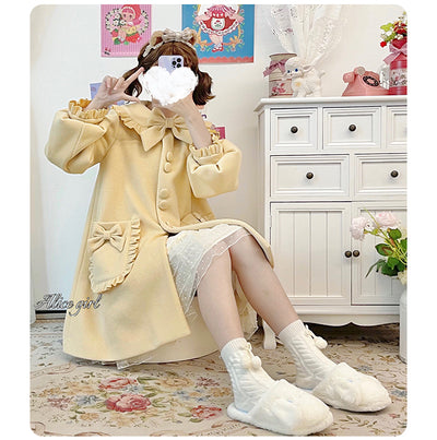 Alice Girl~ Long Wool Lolita Winter Coat   