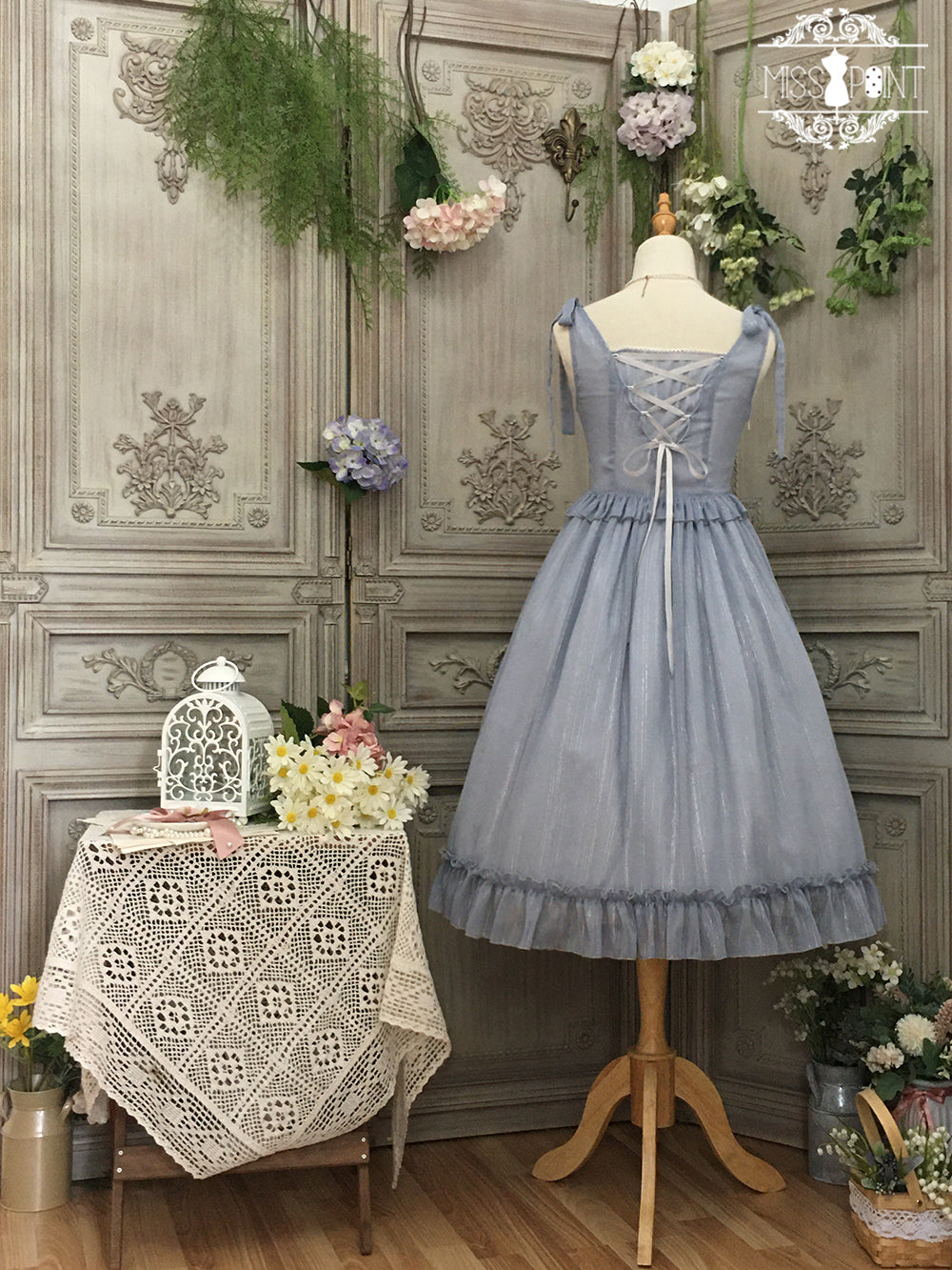 Miss point~Rhine Riverside~French Vintage Chiffon Lolita JSK 1802:45719