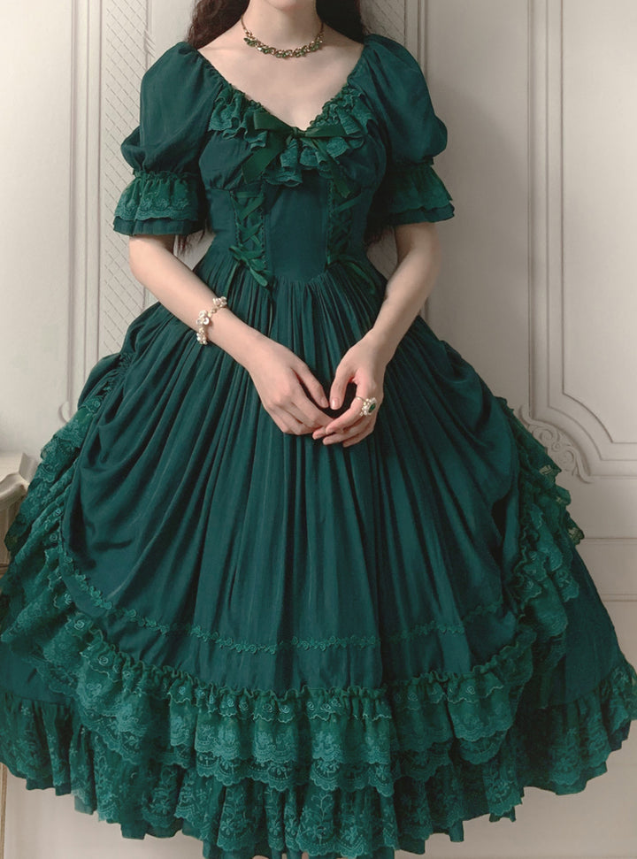 (Buyforme) Sweet Wood~ CLA Vintage French Lolita OP Dress   