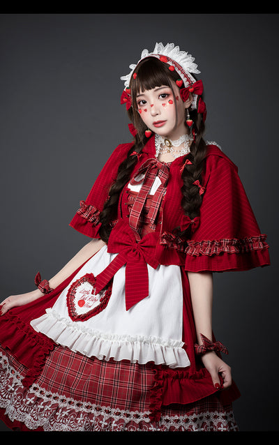 Youruipai~Little Red Riding Hood~Lolita Triangle Scarf   