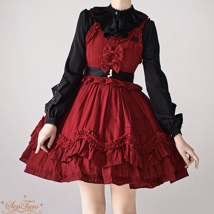 Sentaro~Dark Forest~Elegant Baroque Lolita Blouse 146:66361