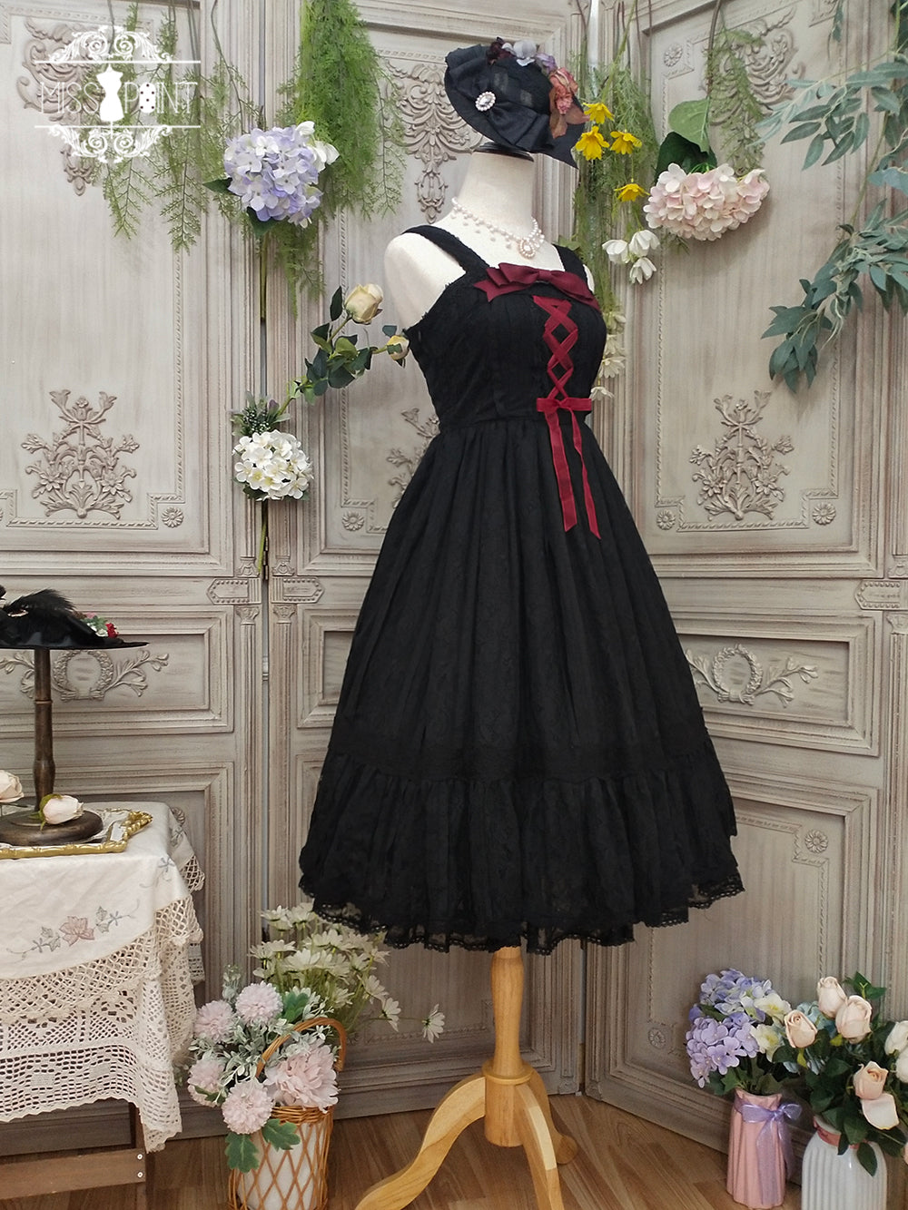 Miss Point - Woody Rose - Retro Classic Lolita JSK 354:63091