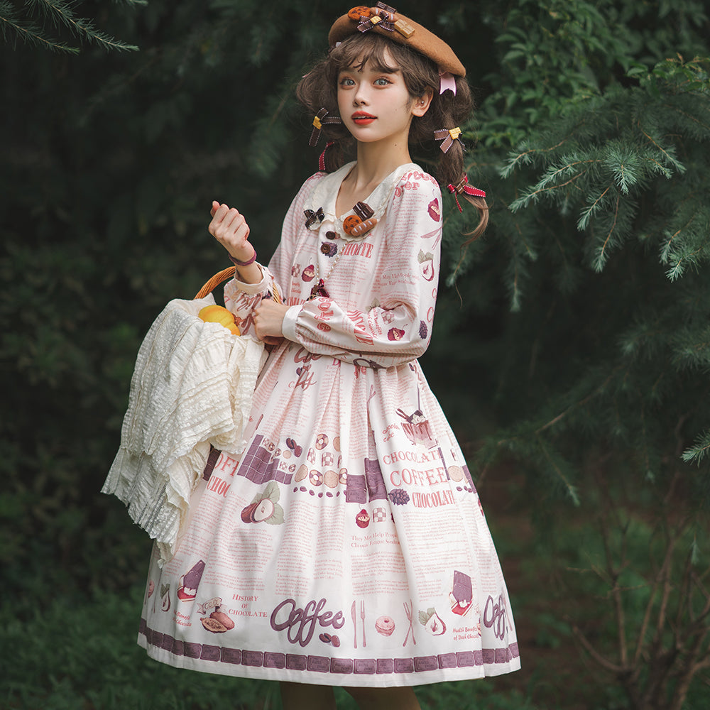 Miss Point - Chocolate Daily Lolita Bow KC Brooch