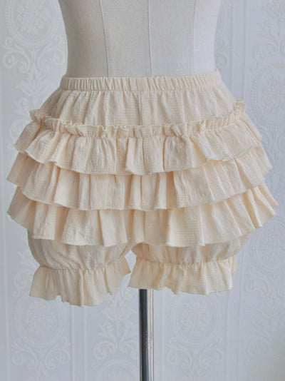 Alice Girl~Multiple Colors Lolita Bloomers~The Hunter Shorts XS ivory 