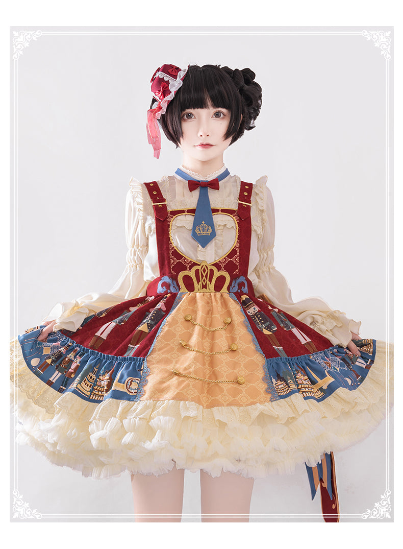 YingLuoFu - Santa Clara - Kawaii School Lolita JSK
