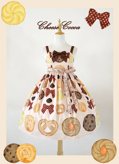 (BuyForMe) Cheese Cocoa~Sweet Cookies~Kawaii Lolita JSK   
