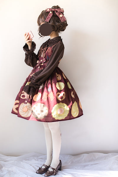 (BuyForMe) Cheese Cocoa~Sweet Cookies~Kawaii Lolita JSK   