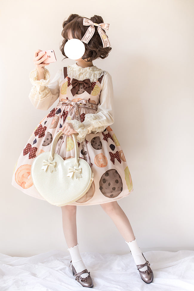 Cheese Cocoa~Sweet Cookies~Bow Hair Clip   