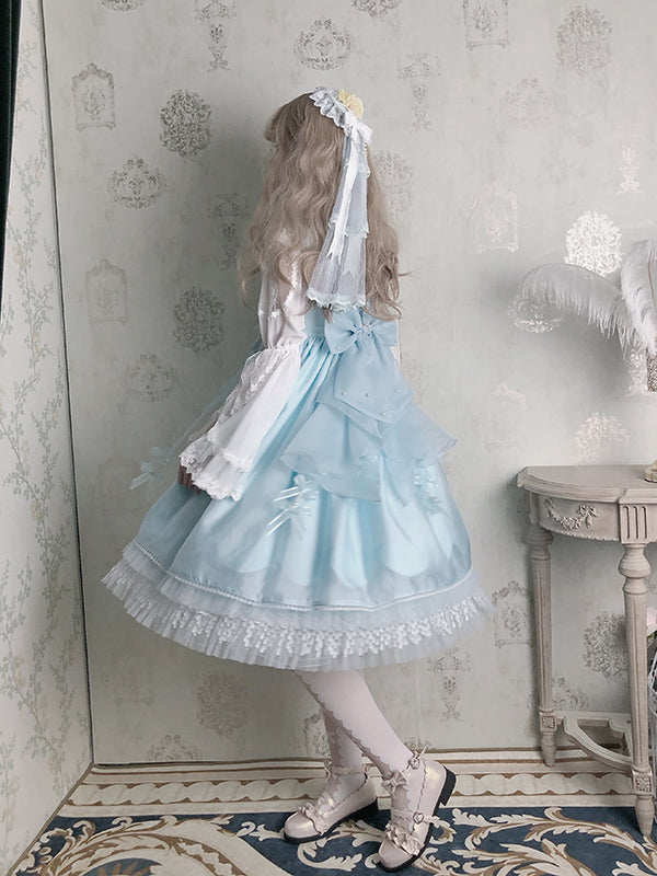 Alice Girl~Sea Girl~Sweet Lolita Jumper Dress Bow JSK   