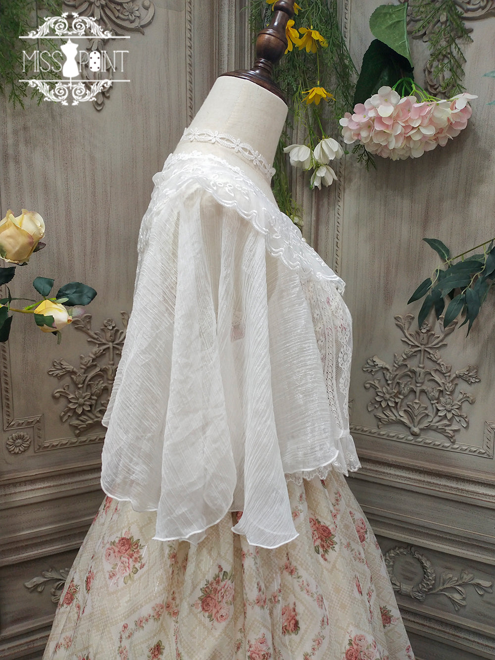 Miss Point - Woody Rose - Elegant Retro Lolita Blouse