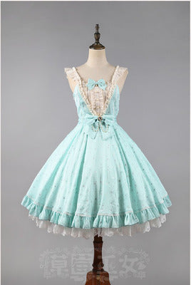 Strawberry Witch - Midsummer Star - Foil Printing Lolita JSK Dress Solid Color