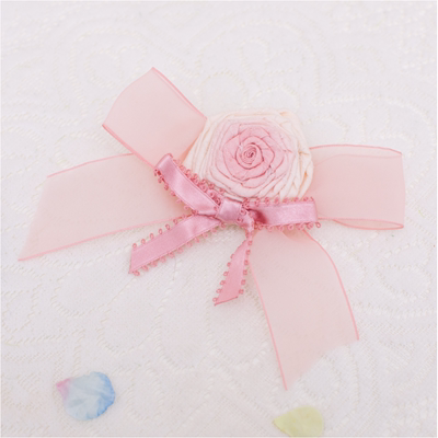 (Buy for me) Flower and Pearl Box~Austen In The Garden~Sweet Lolita Headdress, Brooches and Accessories pink (side clip/brooch)  