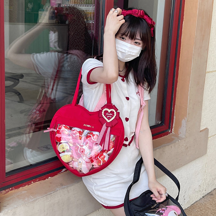 BerryQ~Sweet Lolita Heart-shaped Daily Itabag   