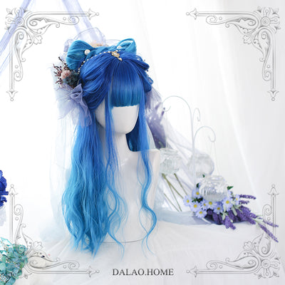 Dalao Home~Mirror Moon~Long Curly Irregular Lolita Wig   