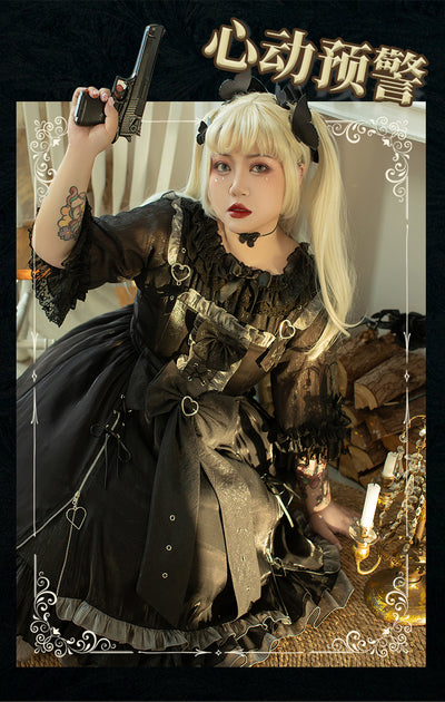 Hard Candy~Heart Warming Plus Size Lolita Fashion Jumper Skirt   