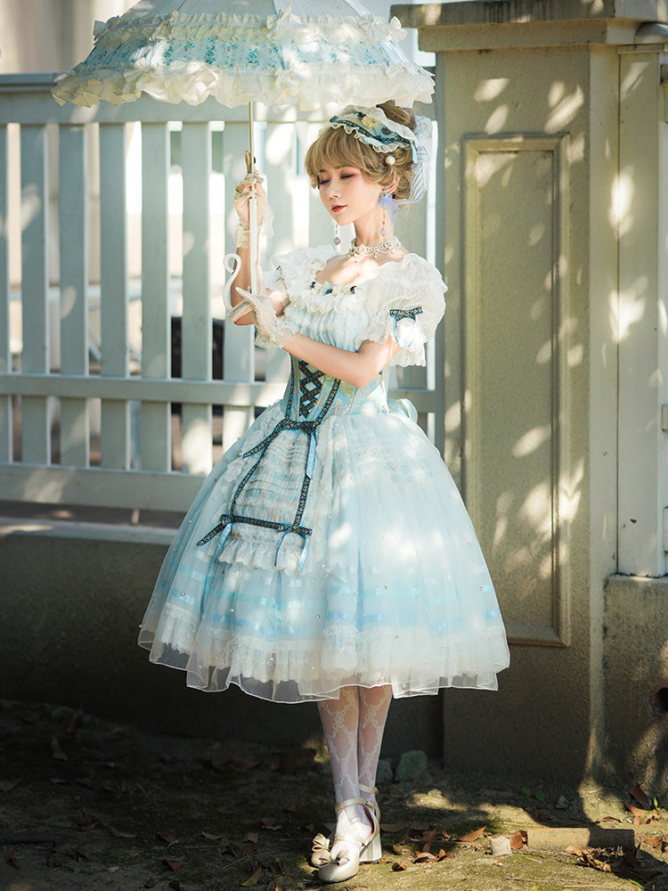 (Buyforme)Classical Puppets~Giselle~Wedding Lolita Dress OP   