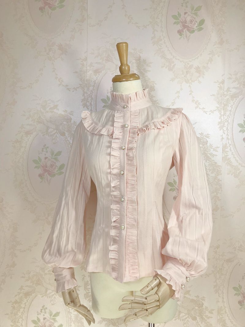 Yilia - Korean Fashion Cotton Lolita Blouse