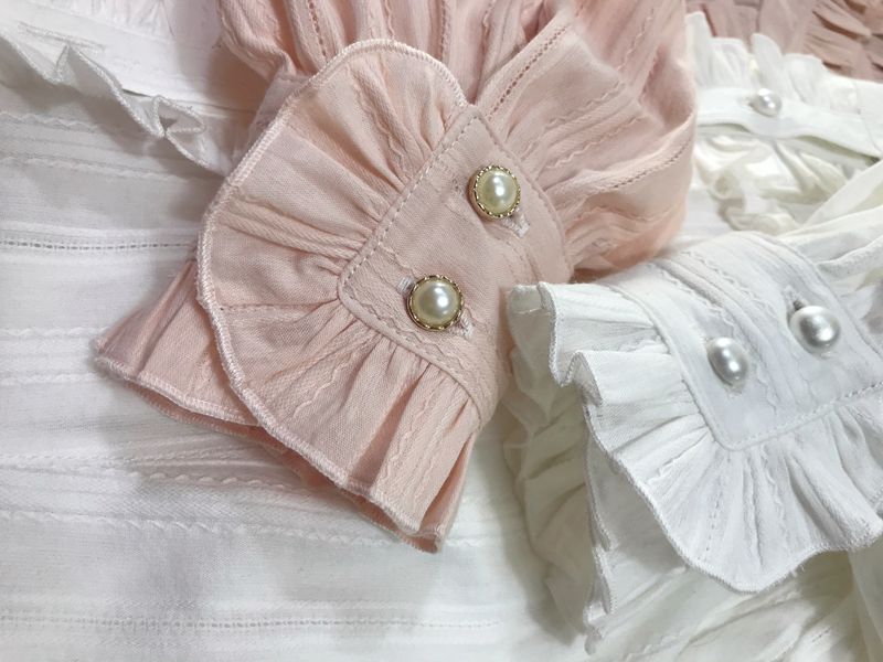 Yilia~Korean Fashion Cotton Lolita Blouse   