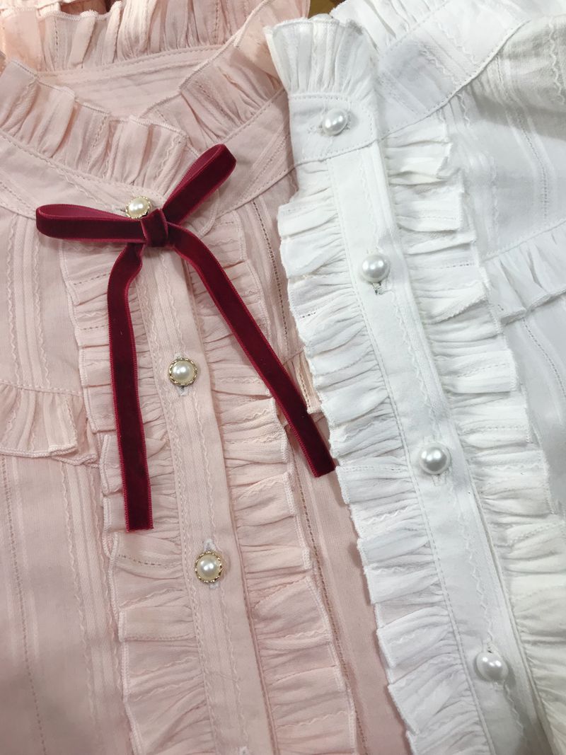 Yilia - Korean Fashion Cotton Lolita Blouse