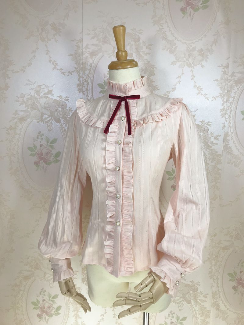 Yilia - Korean Fashion Cotton Lolita Blouse