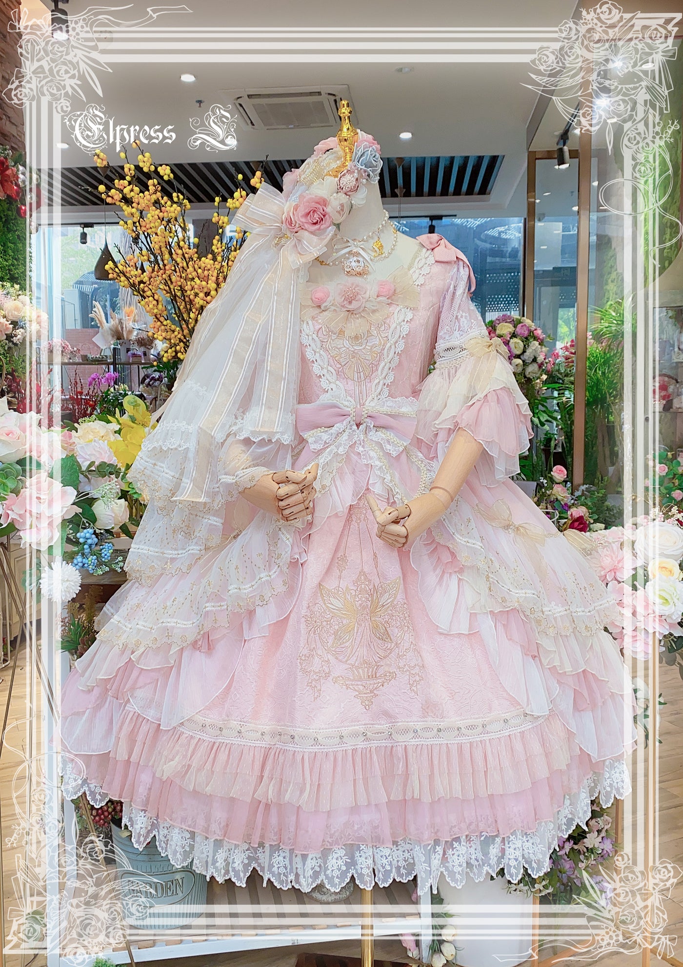 Elpress L~Goblin Kingdom~ Embroidered Lolita OP Dress   