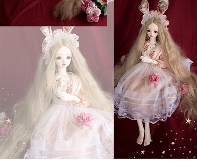 Hengji~ Long Wavy Wedding Lolita Wig   